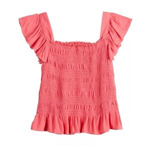 NWOT SO Coral Top Girls XL 14/16